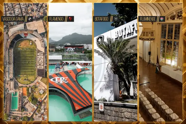 4 clubes do Rio de Janeiro